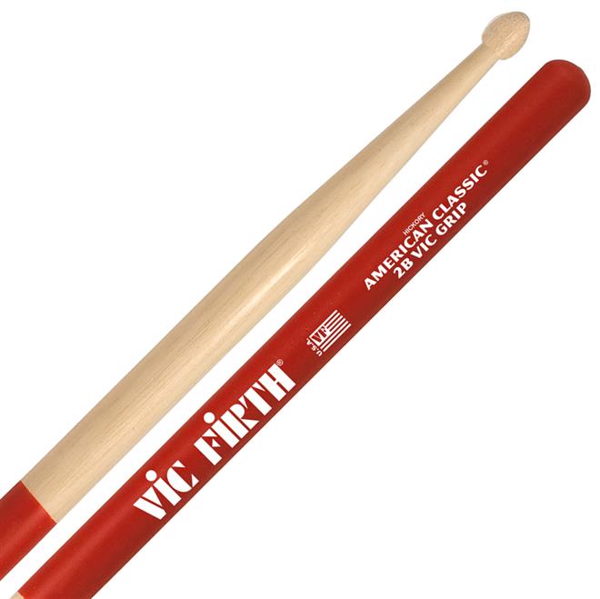 VIC FIRTH 2B VIC-GRIP bobnarske palice
