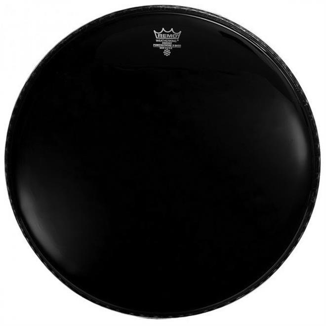 REMO POWERSTROKE 3 EBONY opna za bas boben
