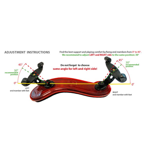 VIVA Flex 1/4 - 1/2 roza, mostiček za violino