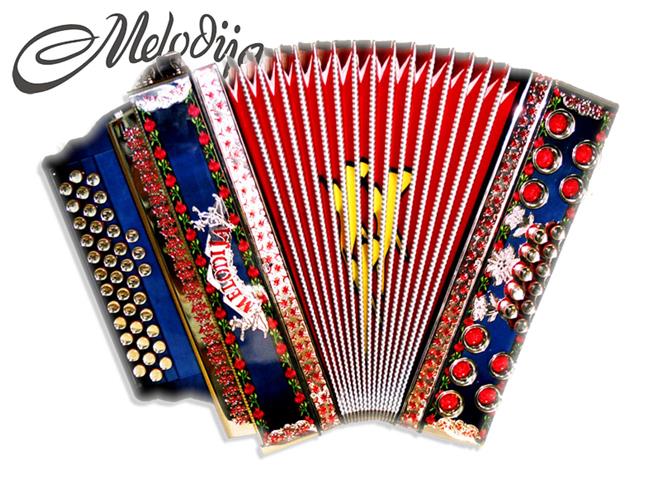 Melodija diatonična harmonika 38cm Super Dural