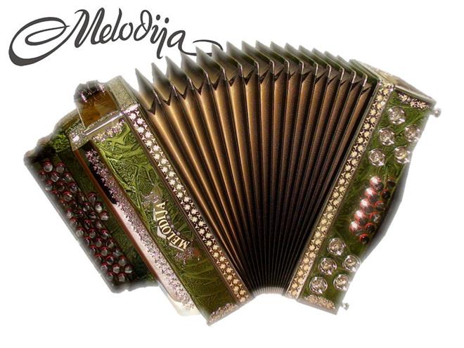 Melodija diatonična harmonika 38cm Super Dural