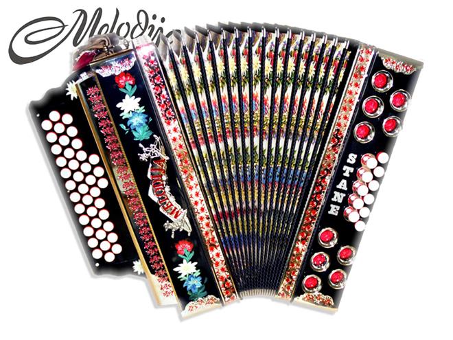 Melodija diatonična hamonika 38cm UNIKAT