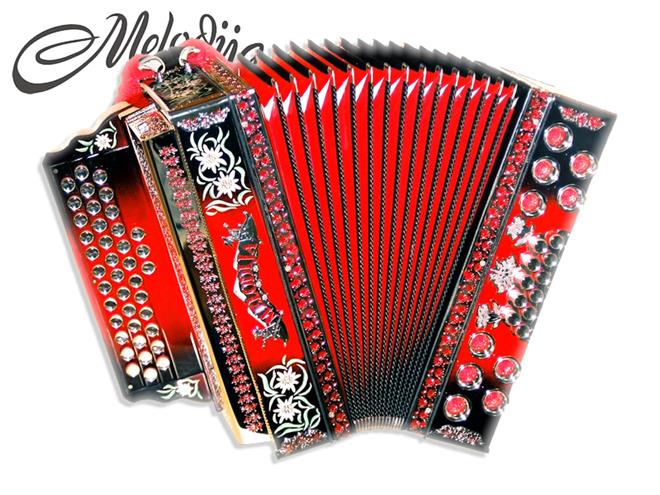 Melodija diatonična hamonika 38cm UNIKAT