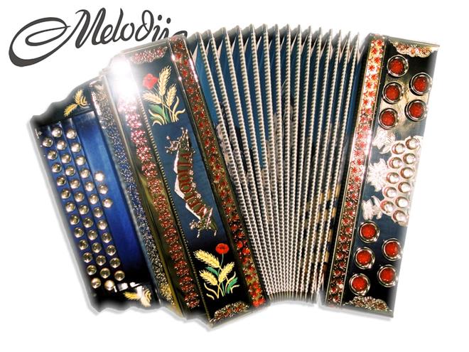 Melodija diatonična hamonika 38cm UNIKAT