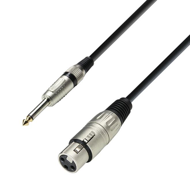 Adam Hall K3 XLR-Jack mikrofonski kabel 6 m
