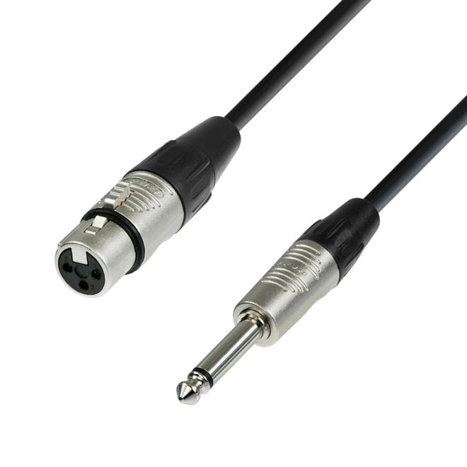 Adam Hall K4 XLR-Jack mikrofonski kabel 3 m