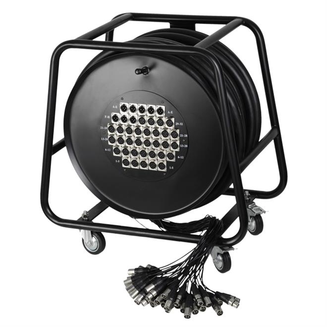 Adam Hall K40C50D Multicore na bobnu 32/8 50 m