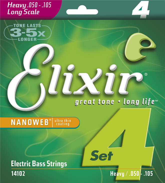 ELIXIR 050/105 HEAVY L BASS NANOWEB