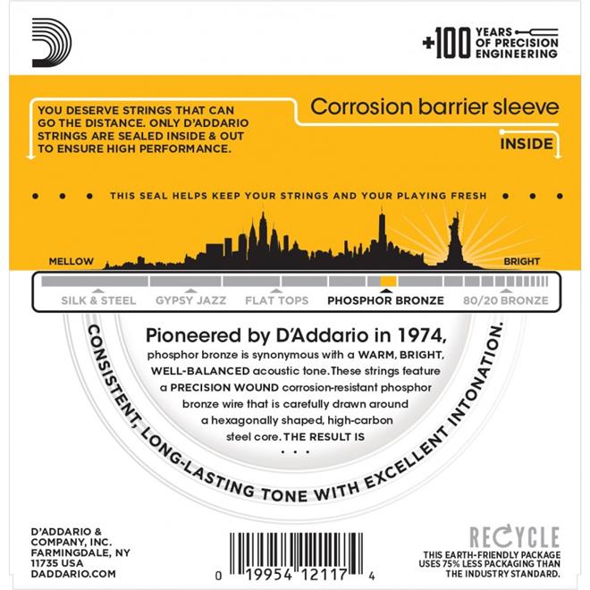 D'ADDARIO EJ19 Bluegrass phosphor-bronze