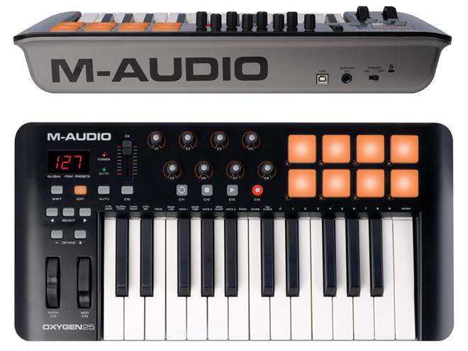 M-AUDIO OXYGEN 25 MK4 USB MIDI CONTROLLER