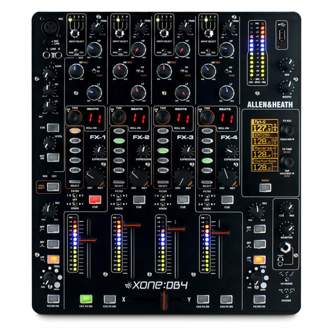 Allen & Heath XONE DB4 digitalna DJ mešalna miza z efekti