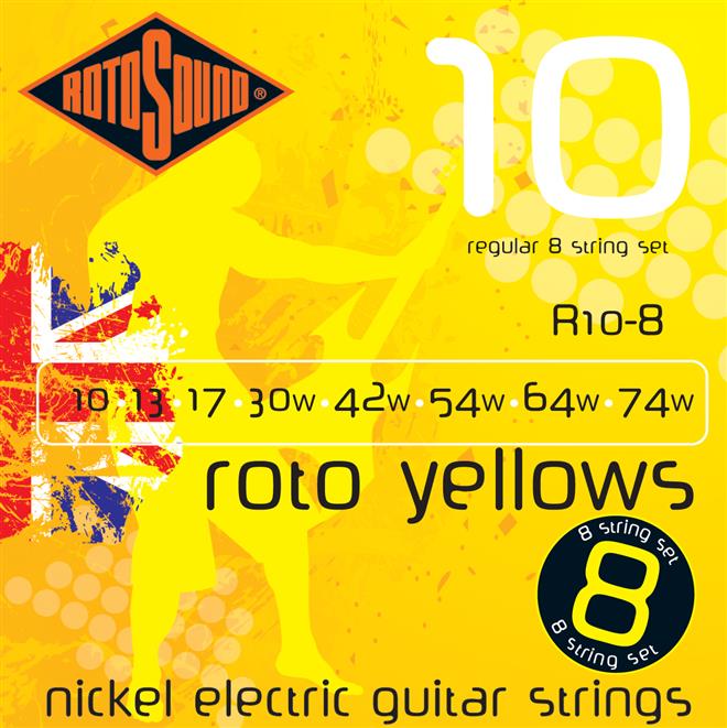 Rotosound R10-8 strune za 8-strunsko el. kitaro 10-74