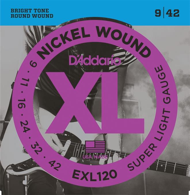 D'ADDARIO EXL120 9-42 strune za električno kitaro