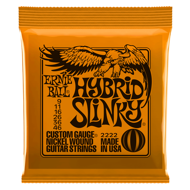 ERNIE BALL 2222 9-46 HYBRID SLINKY strune za električno kitaro