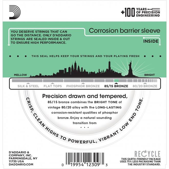 D'ADDARIO EZ920 85/15 Bronze 012-054 strune za akustično kitaro