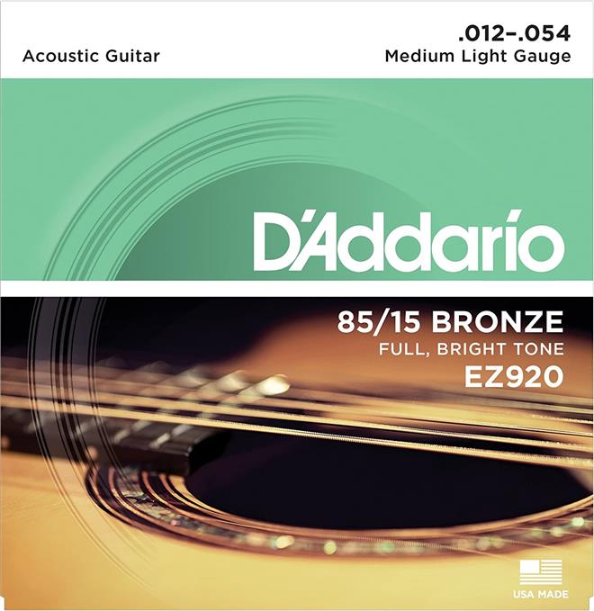 D'ADDARIO EZ920 85/15 Bronze 012-054 strune za akustično kitaro