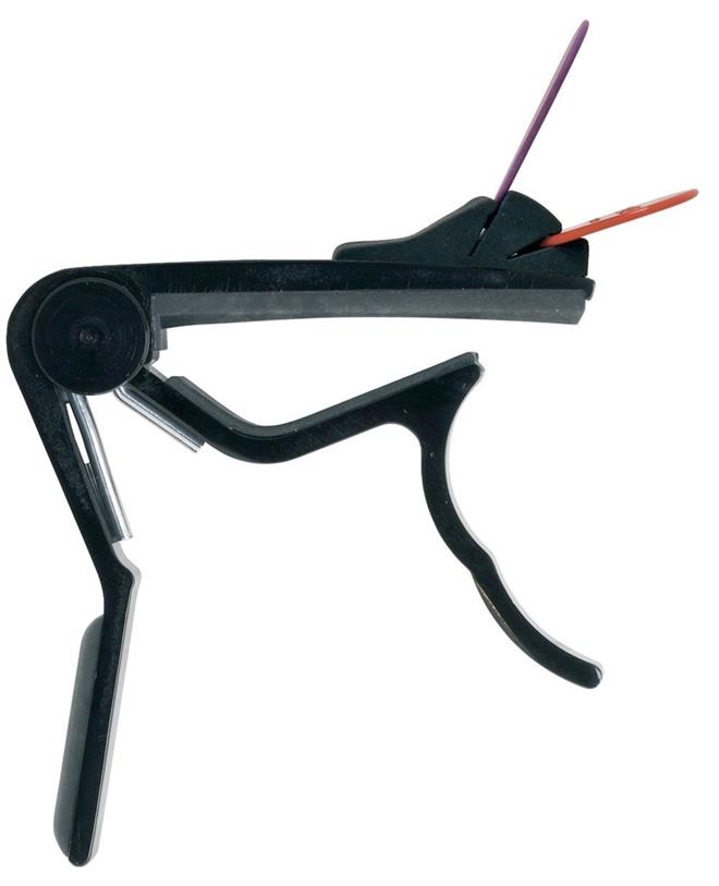 Fire&Stone kapodaster za akustično kitaro črn