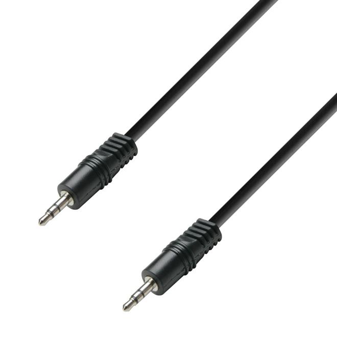 Adam Hall K3BWW0090 3,5 mm stereo jack kabel 0,9 m