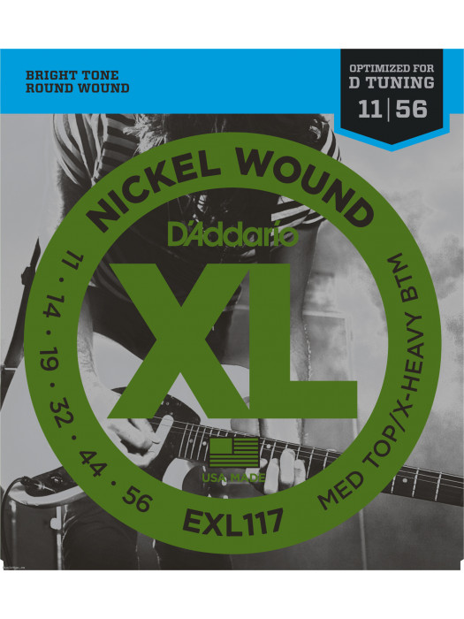D'Addario EXL117 11-56 strune za el. kitaro