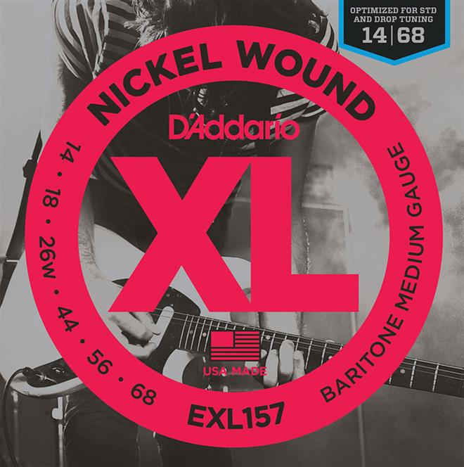 D'Addario EXL157 14-68 strune za bariton el. kitaro