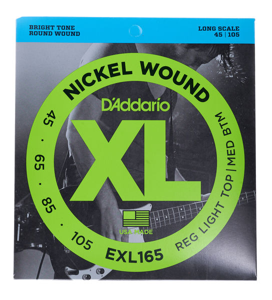 D'addario EXL165 45-105 strune za bas kitaro