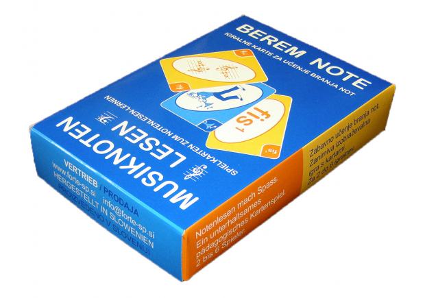 BEREM NOTE igralne karte 
