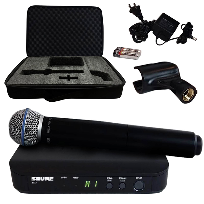 Shure BLX24E/Beta58-K14 ročni daljinski mikrofon