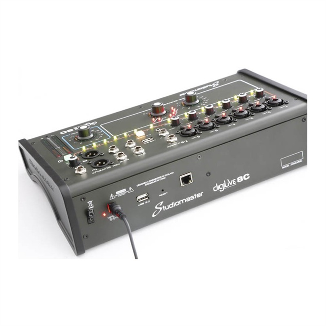 Studiomaster Digilive 8C digitalna mešalna miza