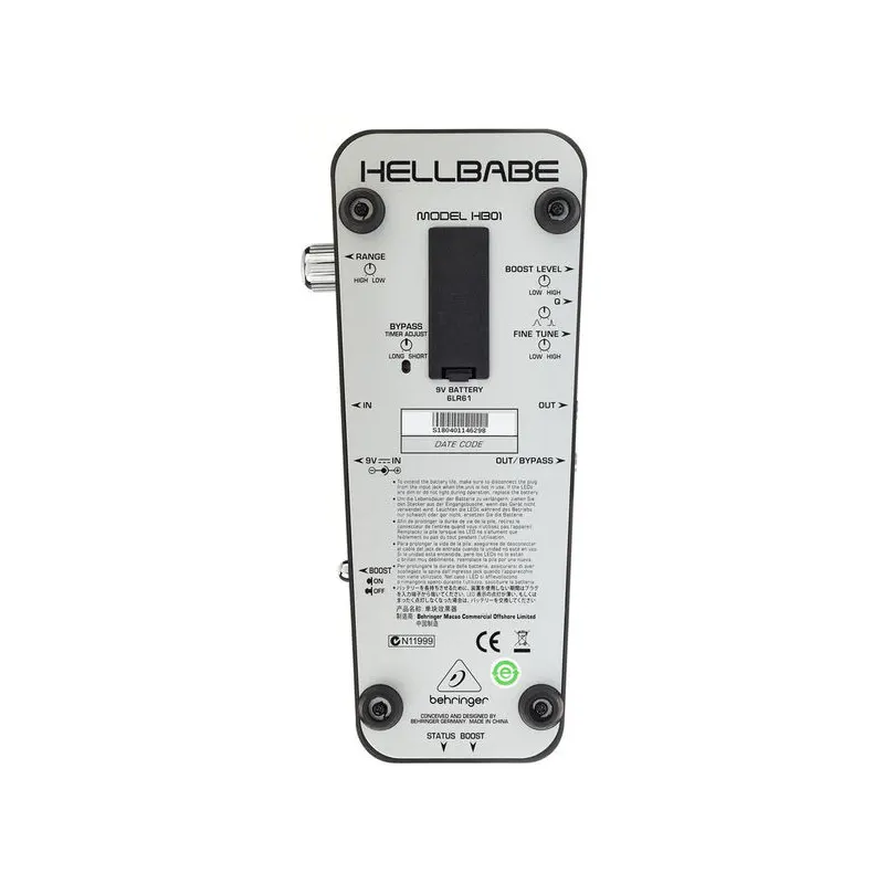 Behringer HB01 Hell Babe wah pedal