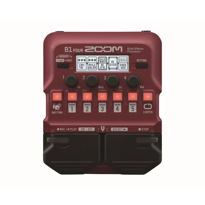 Zoom B1 FOUR multiefekt za bas kitaro