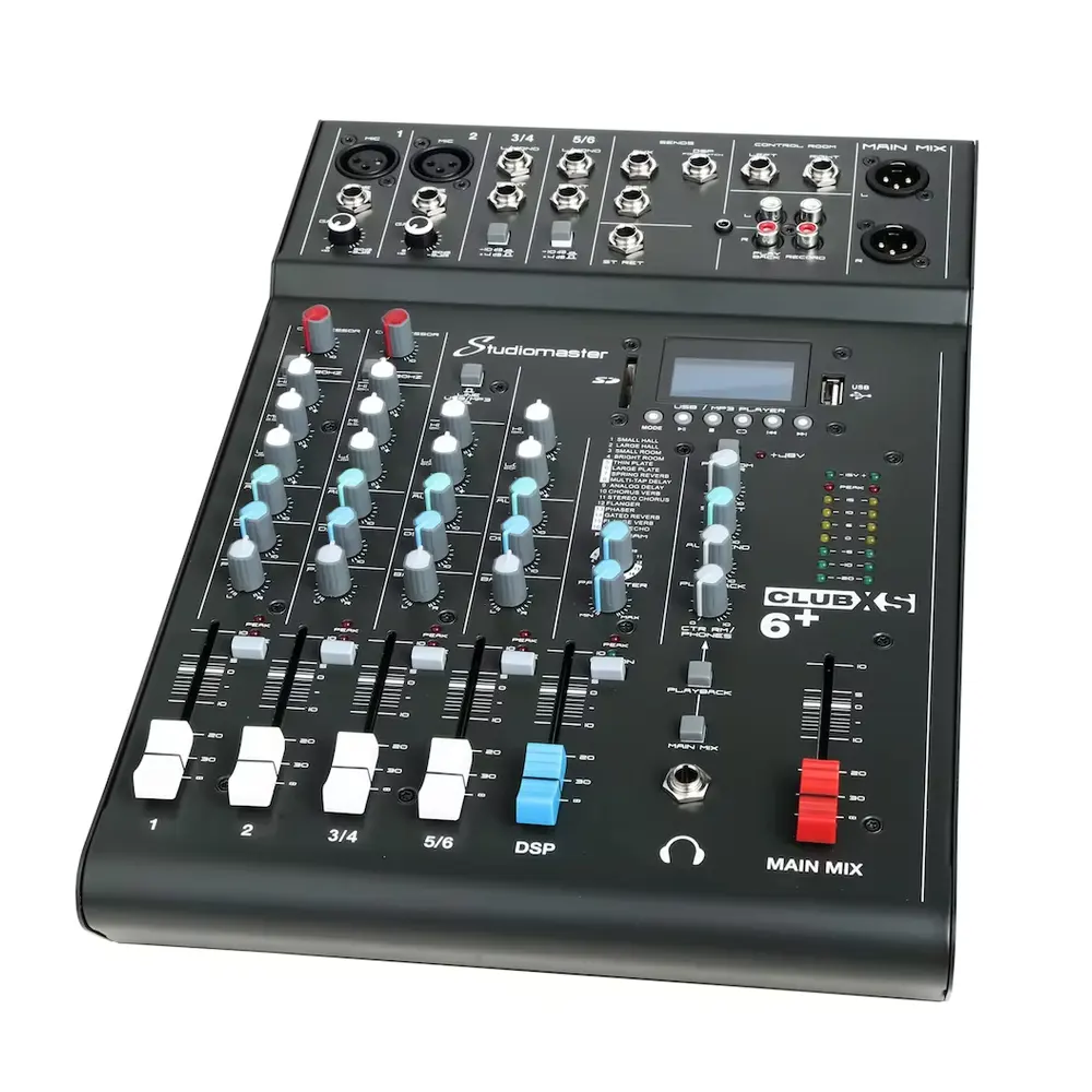 Studiomaster Club Xs 6+ Bluetooth mešalna miza z efekti