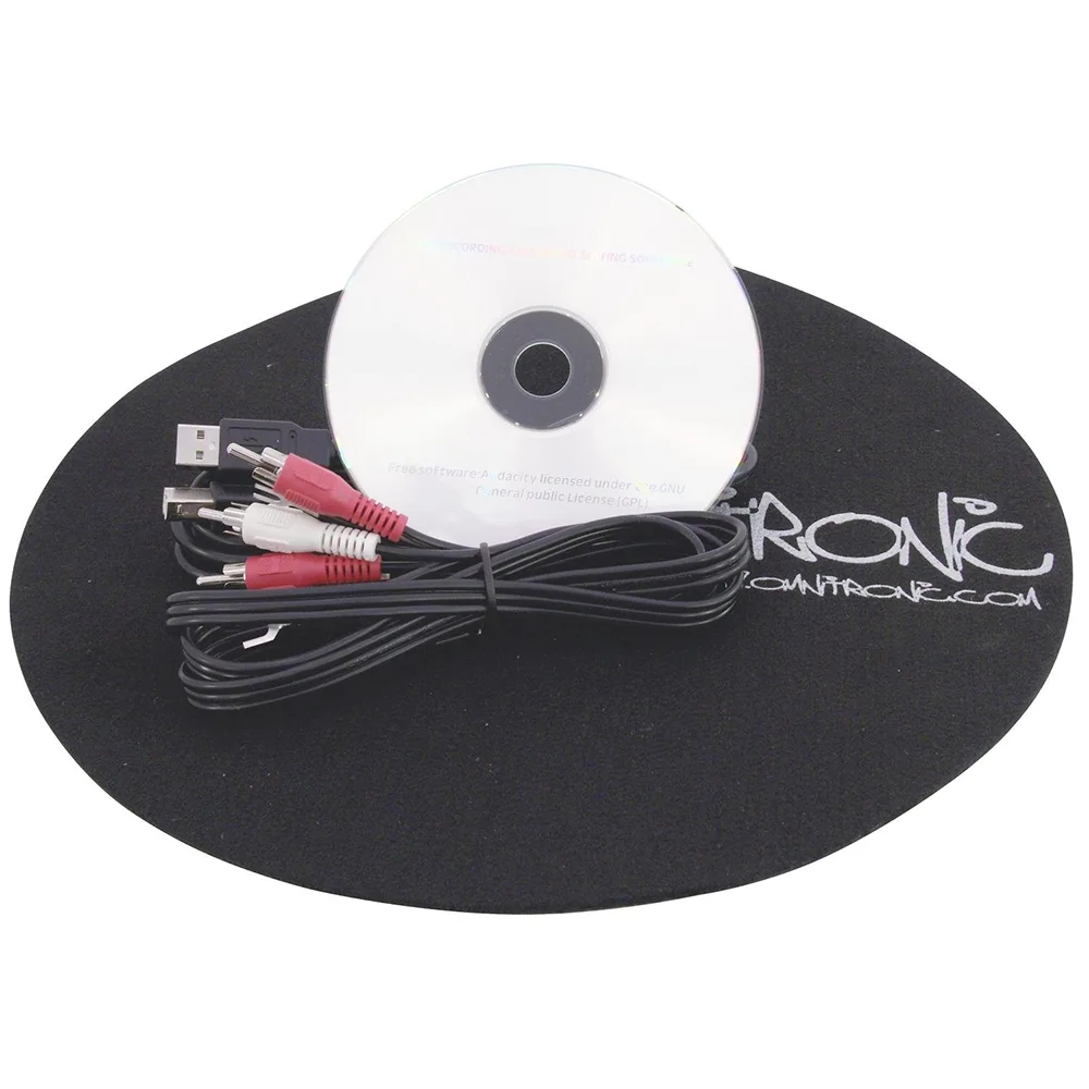 Omnitronic DD-2550 USB Silver direct drive gramofon