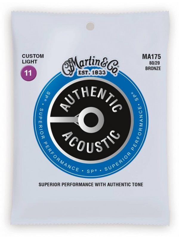 Martin MA175 Custom Light (11-52) AA Bronze 80/20 strune za akustično kitaro