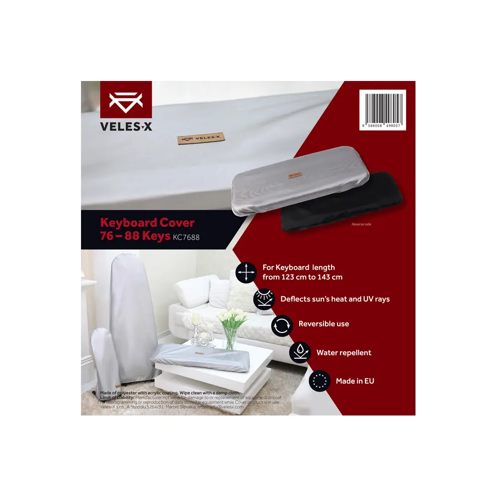 Pokrivalo za klaviaturo 76-88 tipk Veles-X