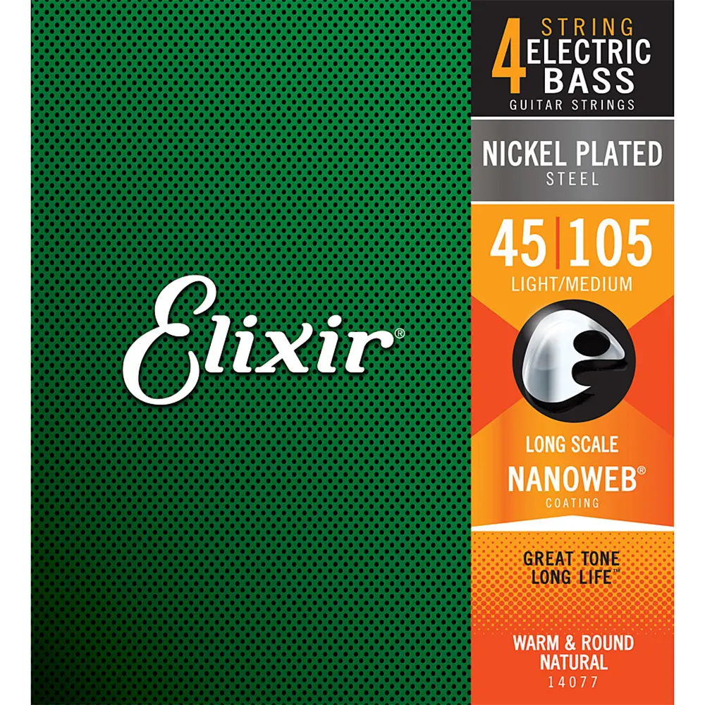 ELIXIR 045/105 MEDIUM 4STR L BASS NANOWEB