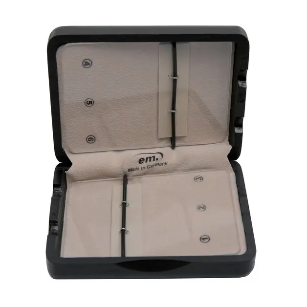 Škatlica za jezičke za klarinet (za 6 jezičkov) črna