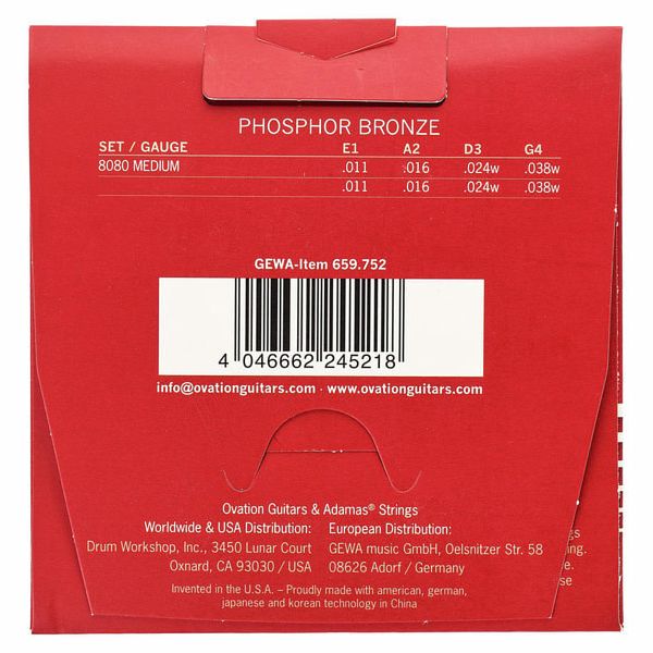 Adamas 8080 strune za mandolino 11-38