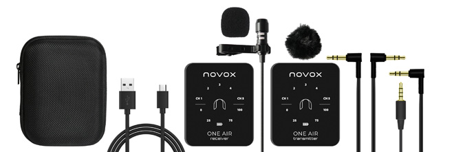 Novox ONE AIR kravatni brezžični sistem