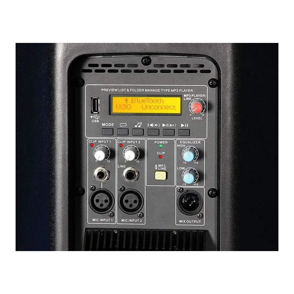 Novox NV12 aktivni zvočnik z bluetooth in USB/MP3 predvajalnikom