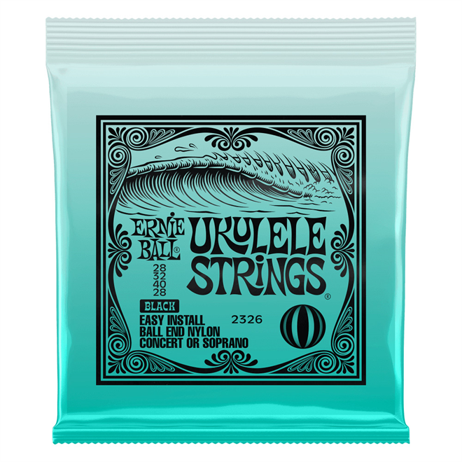 ERNIE BALL 2326 BLK strune za sopran/koncert ukulele (ball end()