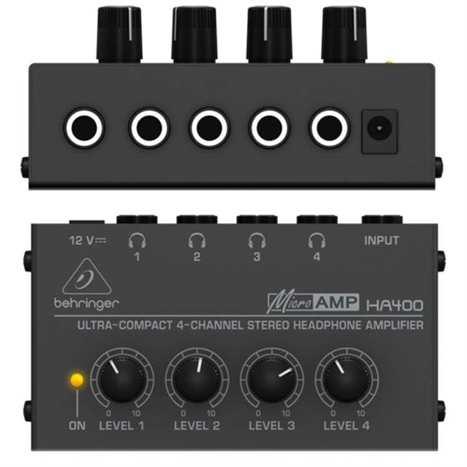 Behringer HA400 MicroAmp ojačevalec za slušalke