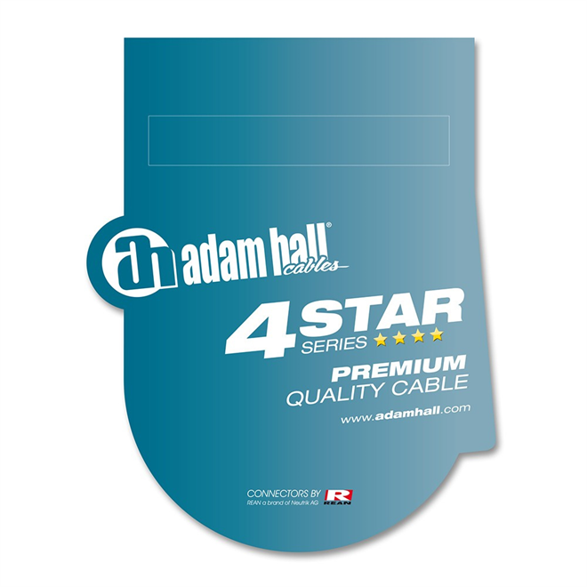 Adam Hall K4MMP1000 XLR–Jack kabel 10m