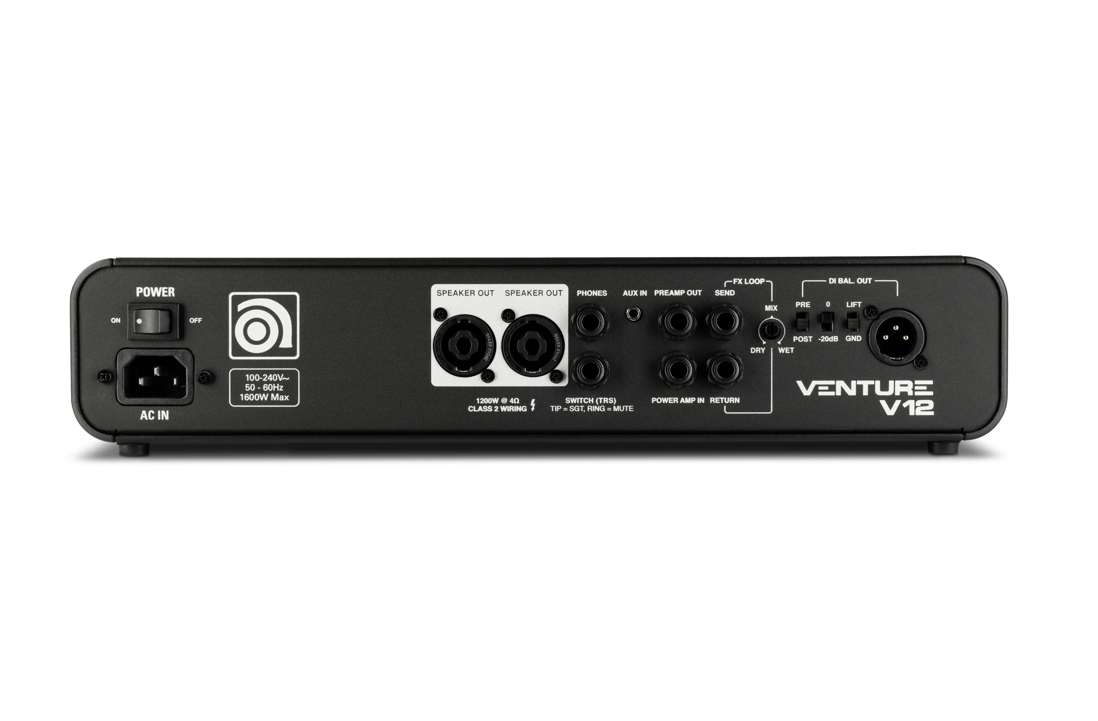 Ampeg Venture V12 1200W bas ojačevalna glava