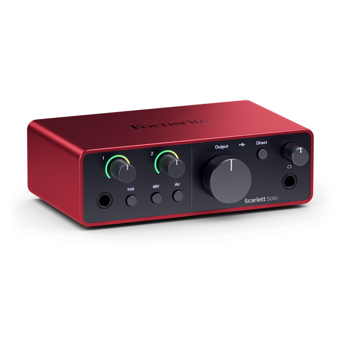 Focusrite Scarlett Solo Studio 4th Gen snemalni set