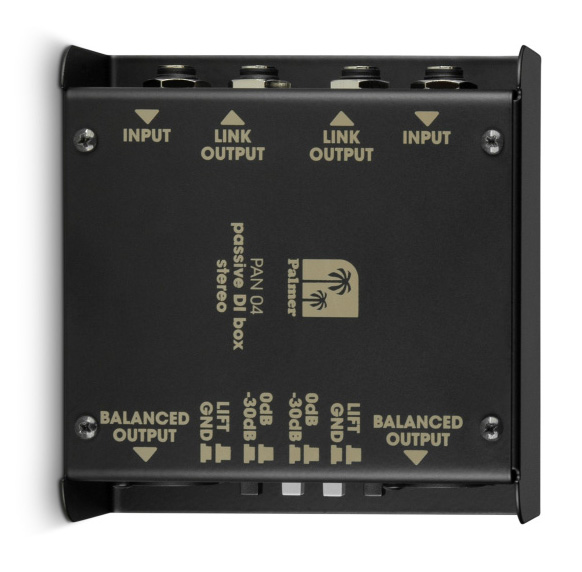 PALMER PAN04 passive stereo DI box
