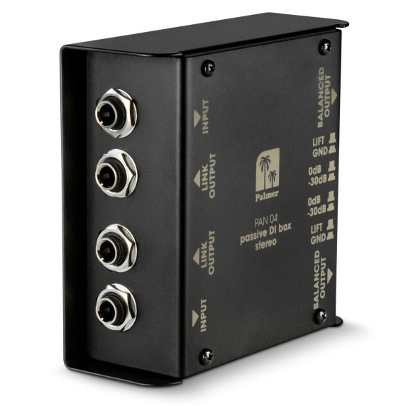 PALMER PAN04 passive stereo DI box