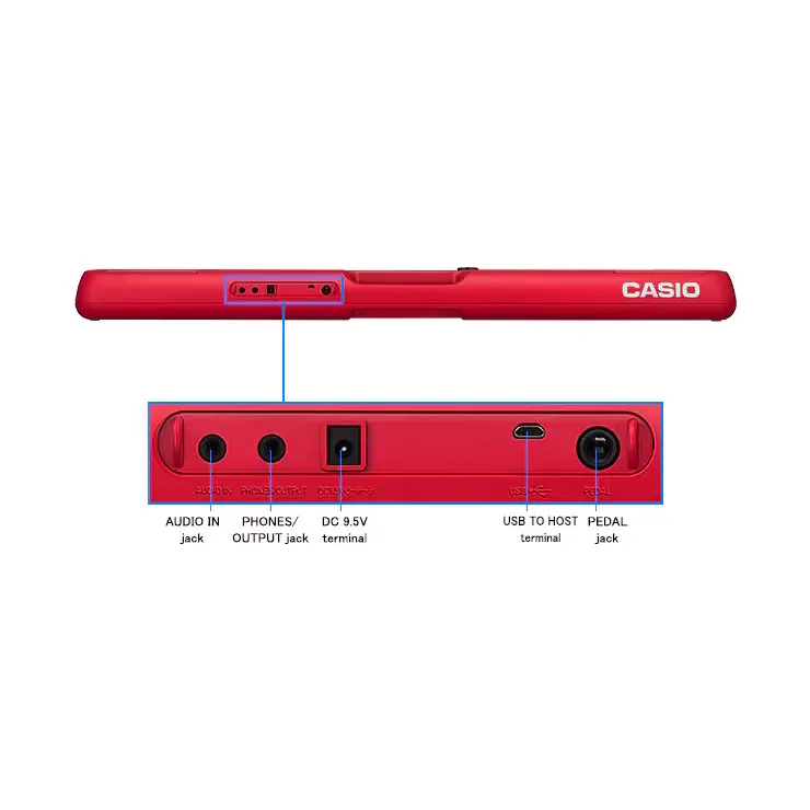 CASIO CT-S200 BK klaviatura