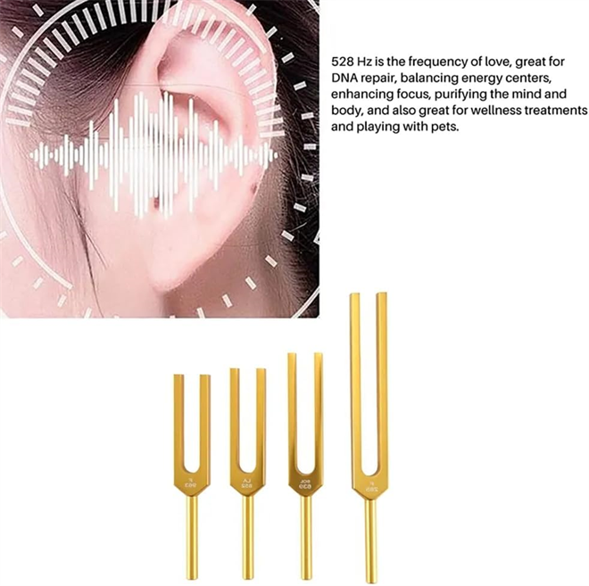 Terapevtske glasbene vilice - komplet (4x)