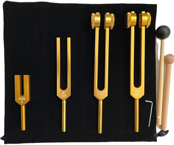 Terapevtske glasbene vilice - komplet (4x)