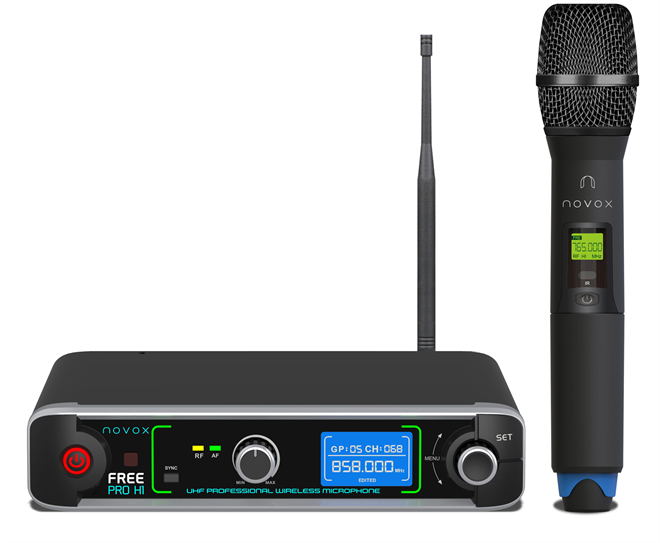 Novox FREE PRO H1 ročni daljinski mikrofon